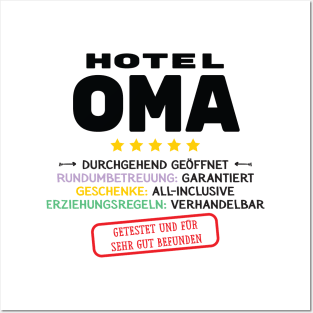 Hotel Oma Lustige Geschenkidee Posters and Art